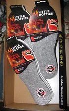 3 PR LITTLE HOTTIES THERMAL INSOLES  & 7 PR GRABBER FOOTWARMERS SZ M/L NIP