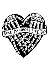 Skeleton Hands Sticker Decal