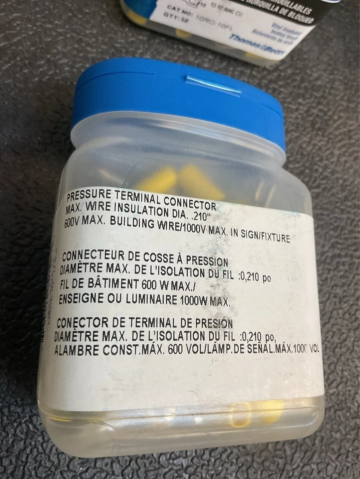 Thomas & Betts Sta-Kon 10RC10FL Vinyl Locking Fork Terminals 50PK - Image 3 of 3