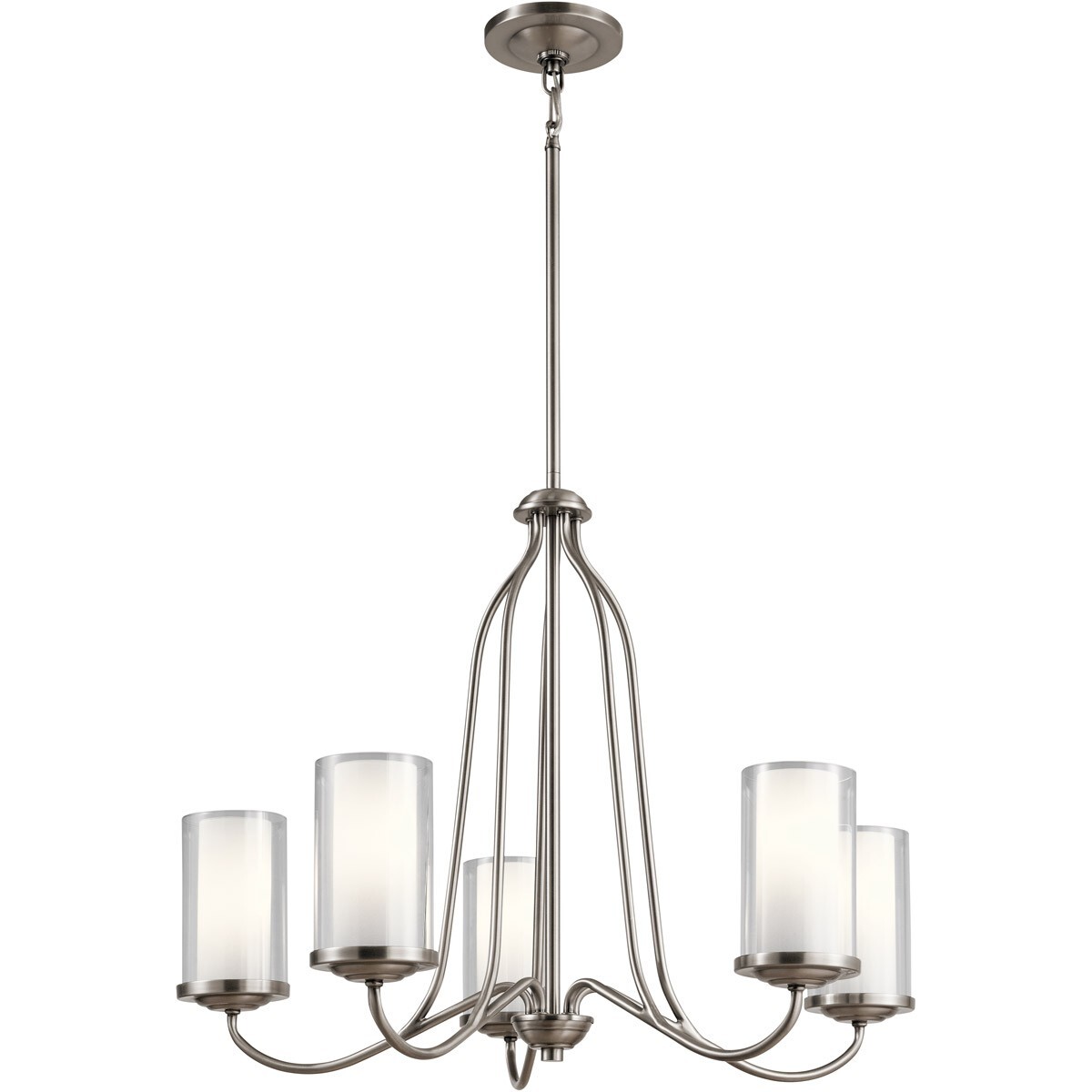 Kichler 44176CLP - 5 Light Chandelier from The Lorin Collection - Classic Pewter
