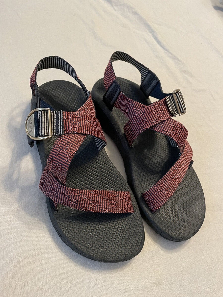 CHACO Cloud Womens 11 Shoes Sandals-Navy/Coral | eBay display picture 2