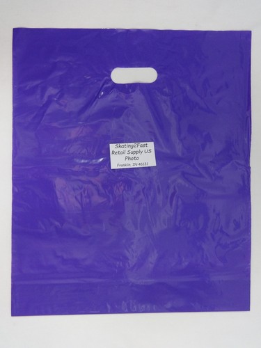 Borse per la spesa al dettaglio merce bassa densità 15" x 18" x 4" lucide  - Foto 15 di 29