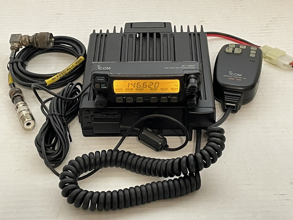 アイコム(ICOM)デュアルトランシーバー　IC-207 Yahoo!オークション - アイコム IC-207 144／430MHz デュアル
