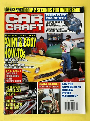 CAR CRAFT U.S. Magazine - Nov 1994 - How To Build A Low-Buck Supercharged Engine