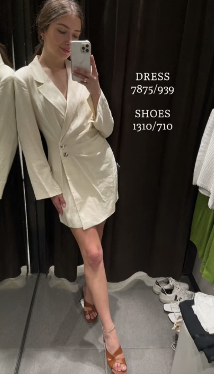 beige blazer dress zara Boho Lace Beach Cover Up Maxi Dress – White Drawstring V-Neck in White | Women's Boho Fashion | One Size