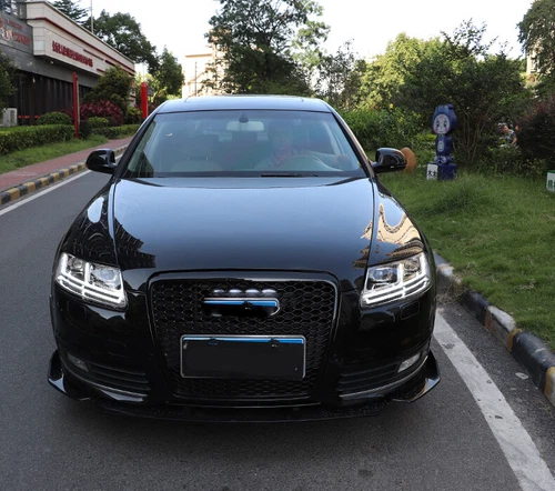 For 2004-2011 Audi A6 A6L C6 S6 LED DRL Headlights With Sequential Turn Signal - Picture 7 of 9