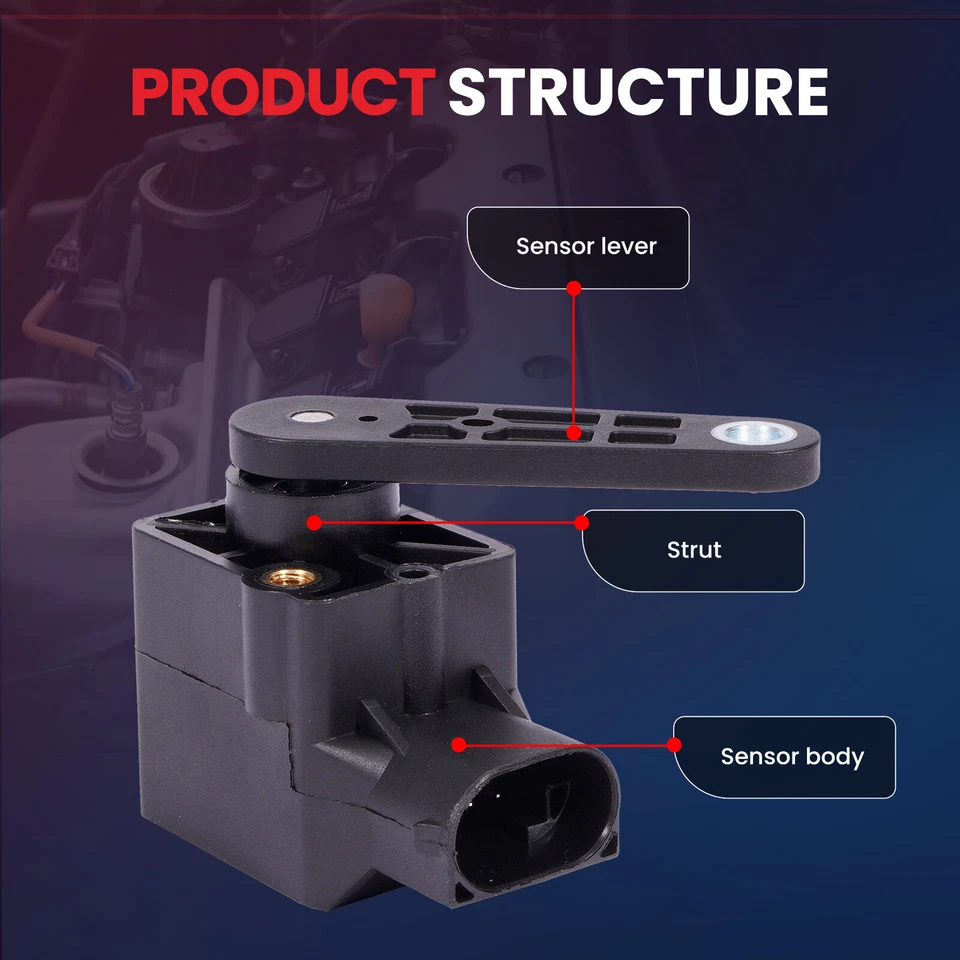 Sensor de nivel de altura de conducción delantero o trasero para Mercedes-Benz R350 CL500 CL550 nuevo Foto 3 de 4
