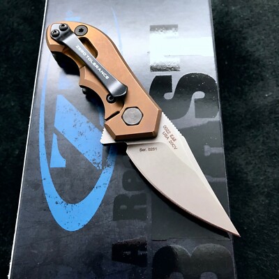 Zero Tolerance ZT 0022 Plain Edge Folder ZT0022 S45VN Steel Dirty