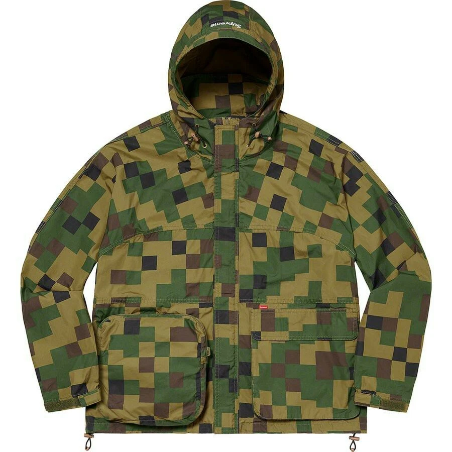 Supreme Technical Field Jacket Olive Digi Camo Large Sold Out In Hand  FreeShipng