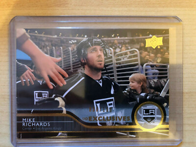 2014-15 Upper Deck Exclusives #86 Mike Richards - Los Angeles Kings 038/100
