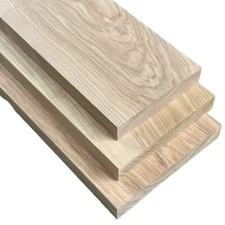 Ash boards (American) , Kiln Dried Ash , Planed Solid Ash , 35mm or 45mm Thick