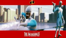 The Incredibles Walt Disney Animation Art Original Lobby Card 10x17 2004 Frozone