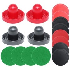 Air Hockey Pucks and Paddle 4 Striker 96mm 8 Pucks 64mm Game Table Accessories