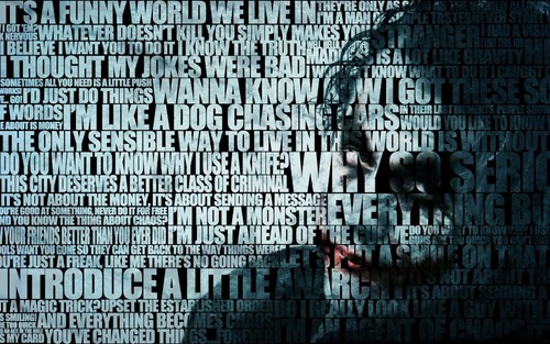 Batman The Joker Quotes Canvas Wall Art Film Movie Poster Print Heath Ledger Ebay