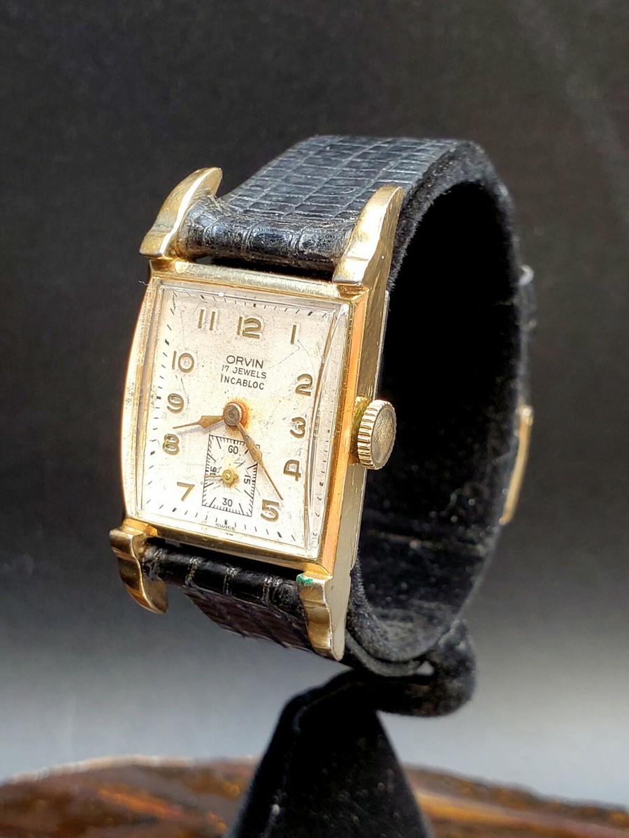 Vintage ORANO 14K Gold Filled 17 Jewel Manual Wind Watch With Very