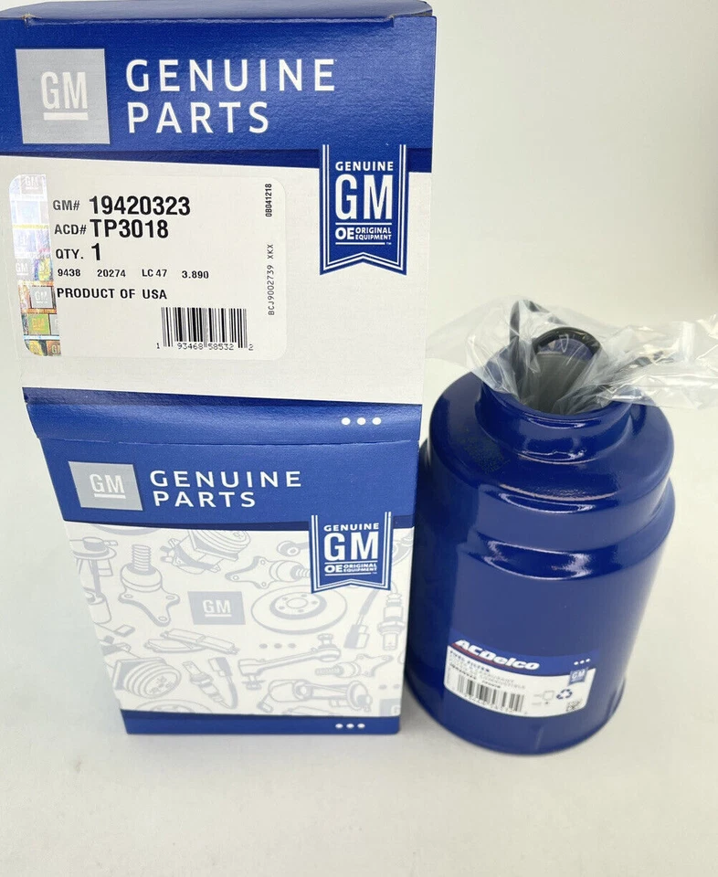 FILTRO DE COMBUSTIBLE DIÉSEL TP3018 AC DELCO TP3012 19305685 12664429 12633243 DURAMAX Foto 2 de 2