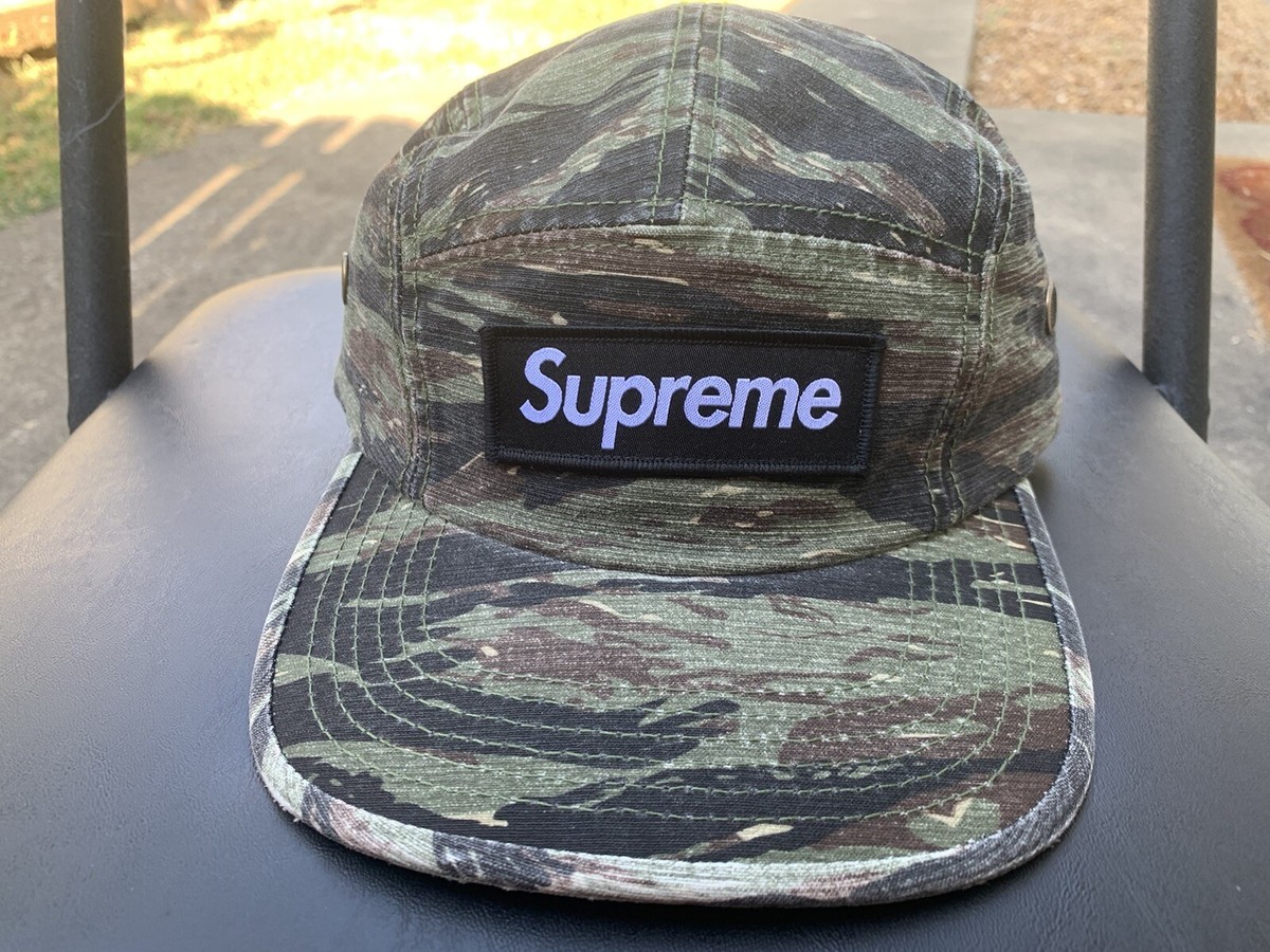 Supreme Tiger Camo Camp Cap ブラック 07ss