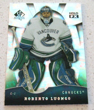 Roberto Luongo 2008-09 SP Authentic #FX82 HOLO FX hockey cards VANCOUVER CANUCKS