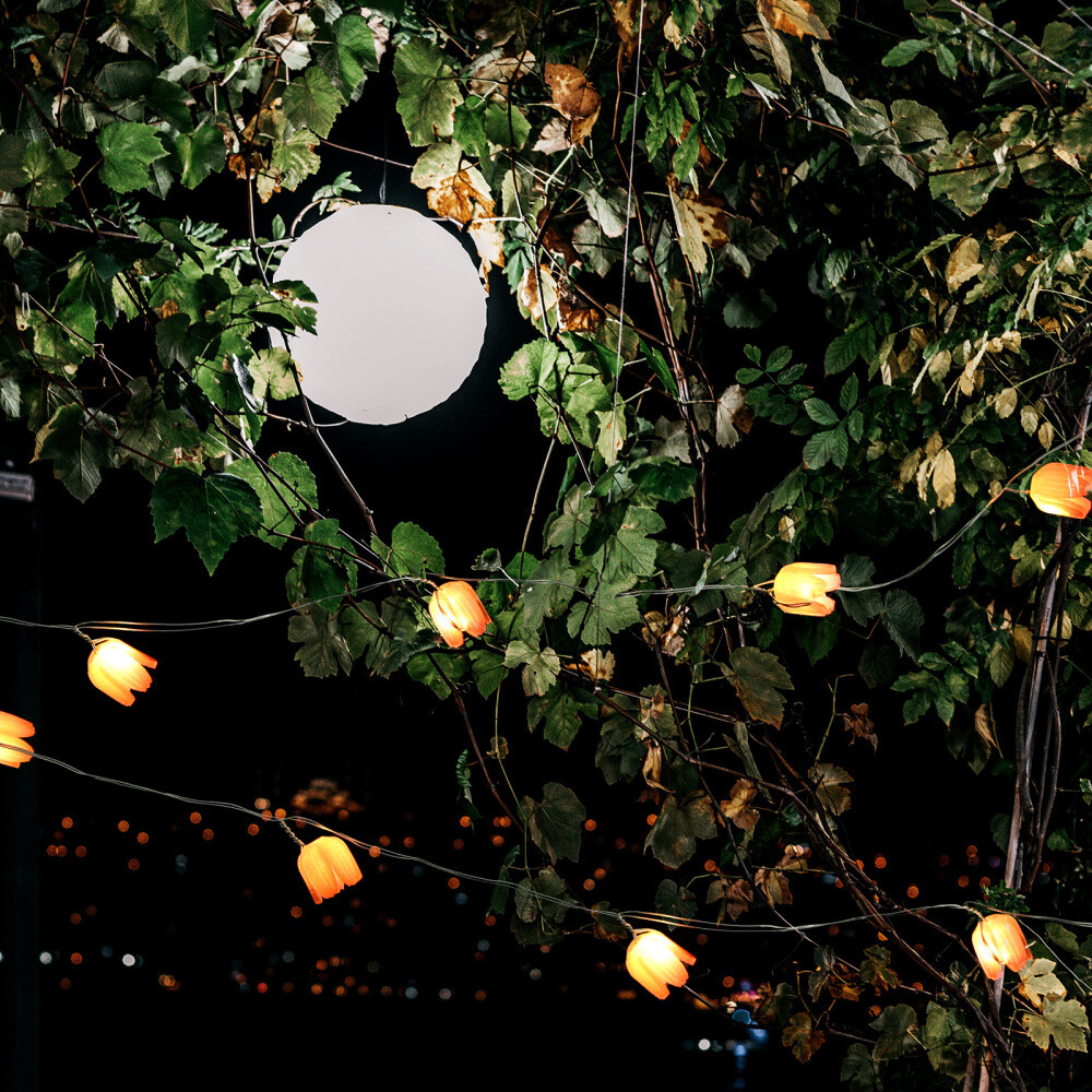 Artificial Flower Fairy Lights Birthday Party Tulip String Decoration