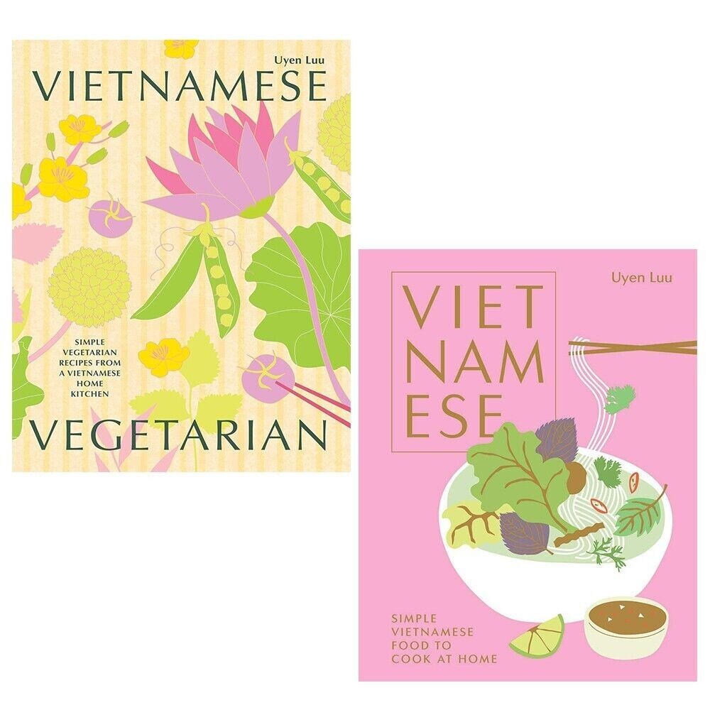 Uyen Luu Collection 2 Books Set Vietnamese Vegetarian, Vietnamese Hardcover