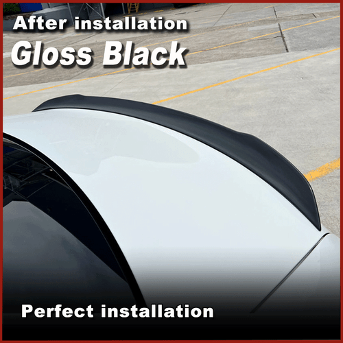 Glanz Schwarz Heckspoiler Spoiler Lippe Heckansatz für Benz W177 A200 A250 A35 - Picture 4 of 11