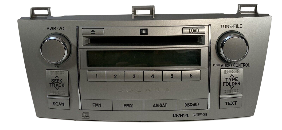 2004-2008 Toyota Solara OEM JBL Satellite 6 Disc Changer MP3