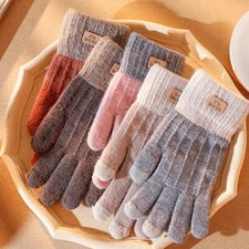 Touch Screen Gloves Anti-freeze Thickened Knitted Gloves Warm Hand Cover Outdoor