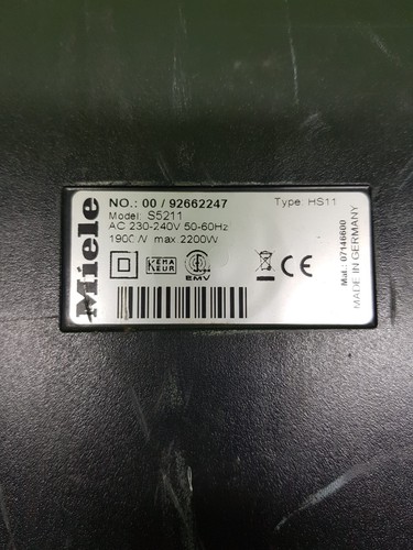 Replacement Parts for Miele S5211 Vacuum Cleaner - Picture 33 of 38