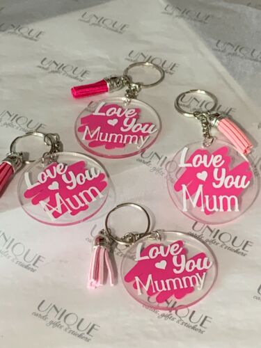 Christmas Stocking Filler | Mum/Mummy Gift | Dad/Daddy Gift | Keyring for Xmas - Picture 1 of 9