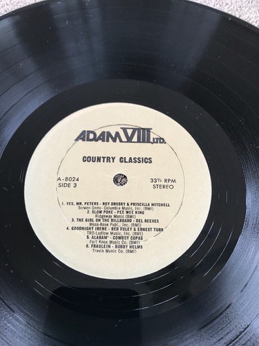 40 Country Classics 33 LP Record Album 3 Record Set Adam VII #1 Hits! - Picture 5 of 12