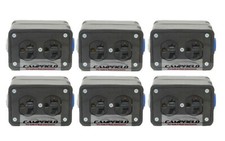 6pk PowerCon Rubber Quad Box Power Distribution Twist-Lock Distro link
