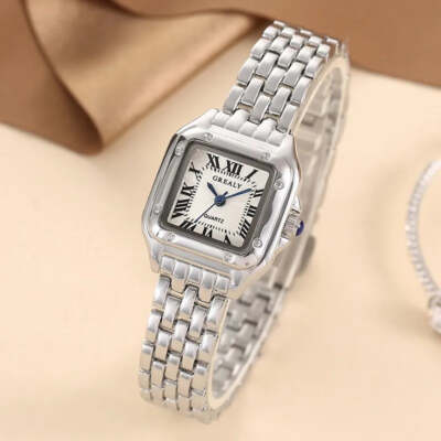 Damenuhr Quarz Edelstahl Armband