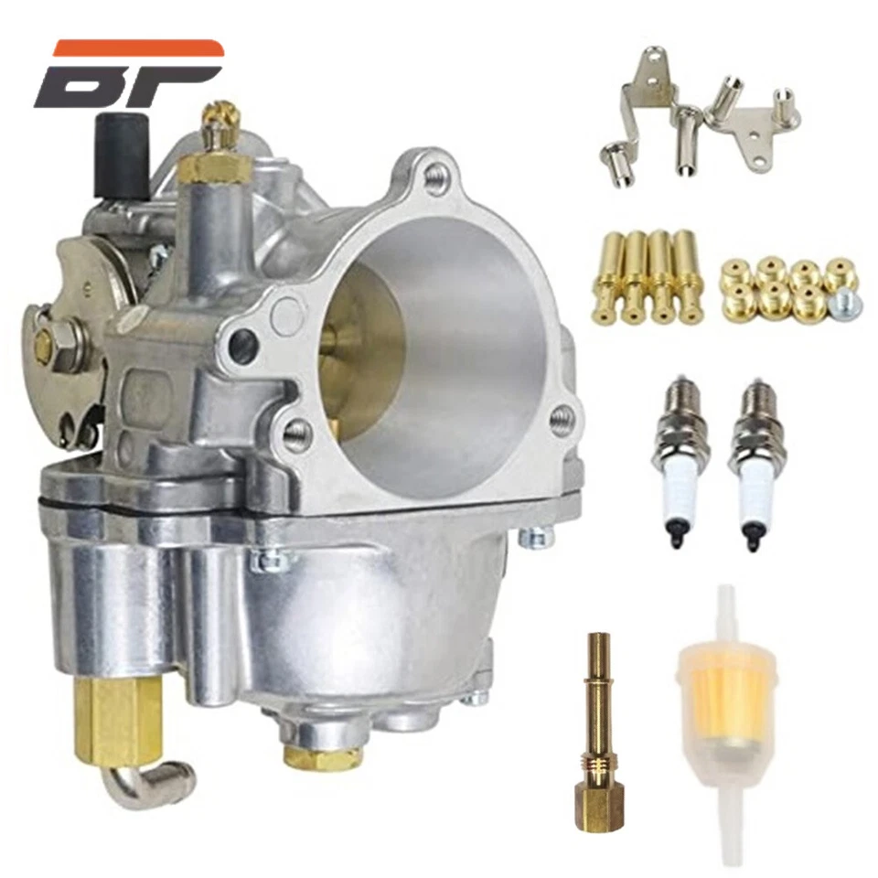 Carburador de rendimiento para Harley Big Twin Sportster S&S Super E y filtro de aire Foto 3 de 4