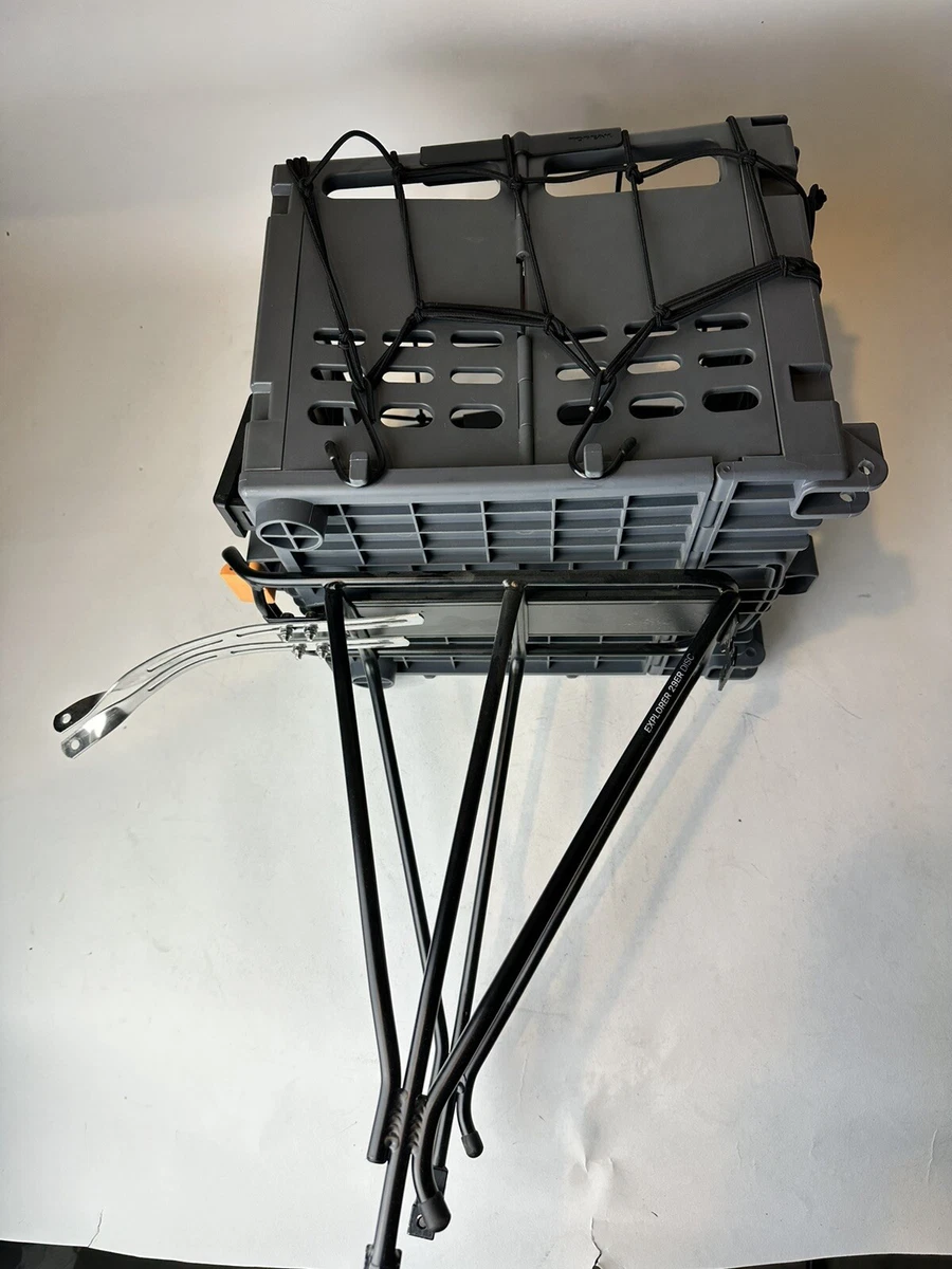Topeak Trolley Tote MTX Rear Back Folding Bike Basket W Explorer 29er Disk