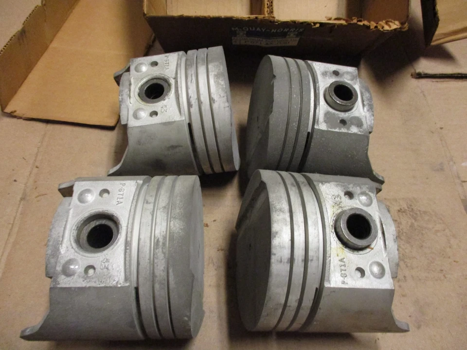 1958 1959 Mercury 383 LH pistones McQuay-Norris P-671 AX L.H. 030  Foto 3 de 4