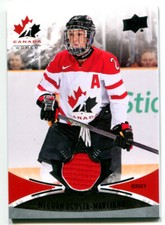 2016-17 UD Team Canada Meghan Agosta-Marciano Jersey Card #144 Short Print