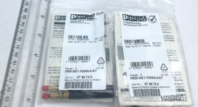Phoenix Contact Lot of 2 Connector Kit PSM-SET-FSMA/4-KT NIP USA Shipper