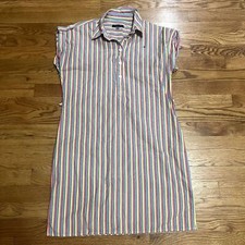 Tommy Hilfiger Rainbow Stripe Dress Size 4