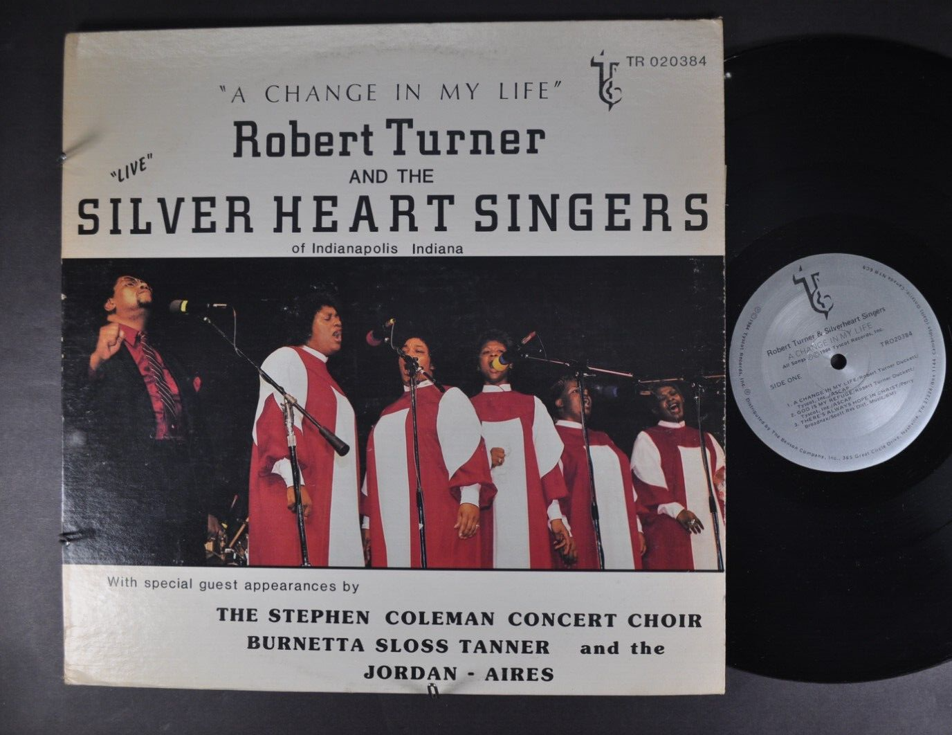 ROBERT TURNER & SILVERHEART SINGERS A Change in My Life GOSPEL SOUL FUNK LP TR