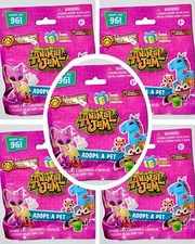 =Lot: 5 Blind Bags= Animal Jam Adopt A Pet National Geographic Jazwares Wildwork