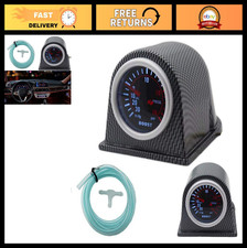 2 Inch Led Digital Turbo Boost Pressure Gauge 30psi Smoked Dial Meter