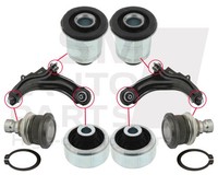 SilentblöCke Steuerarm Vorne Renault Megane II Grandtour Megane II 2002-2009