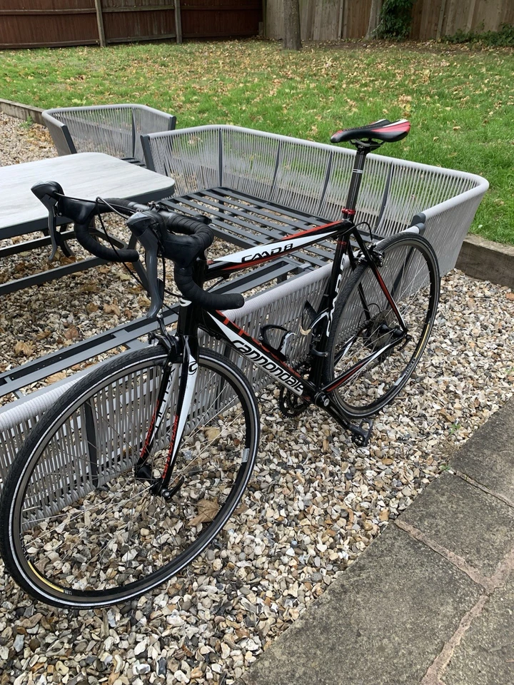 Cannondale CAAD8 Aluminium Road Bike 56cm L Shimano Claris Caliper Black/Red, photo 4 of 5