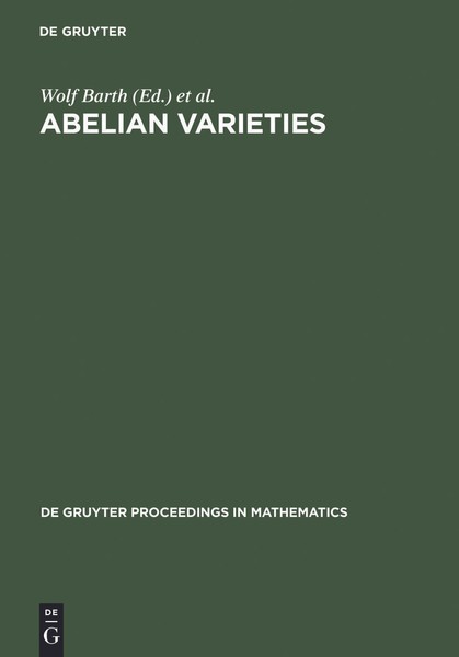 Abelian Varieties Klaus Hulek-image