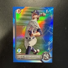 2022 Bowman Draft 1st Edition - Trystan Vrieling #BD-43 Blue Foil /150 (RC)
