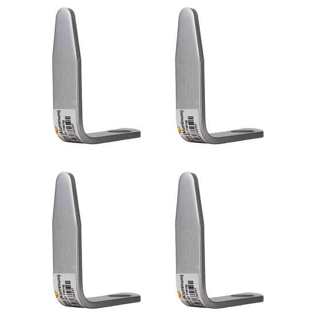 Superior Parts GH9 3/8" Single Hole "L" Shaped Rafter Hook for Nail Gun (4-Pack)