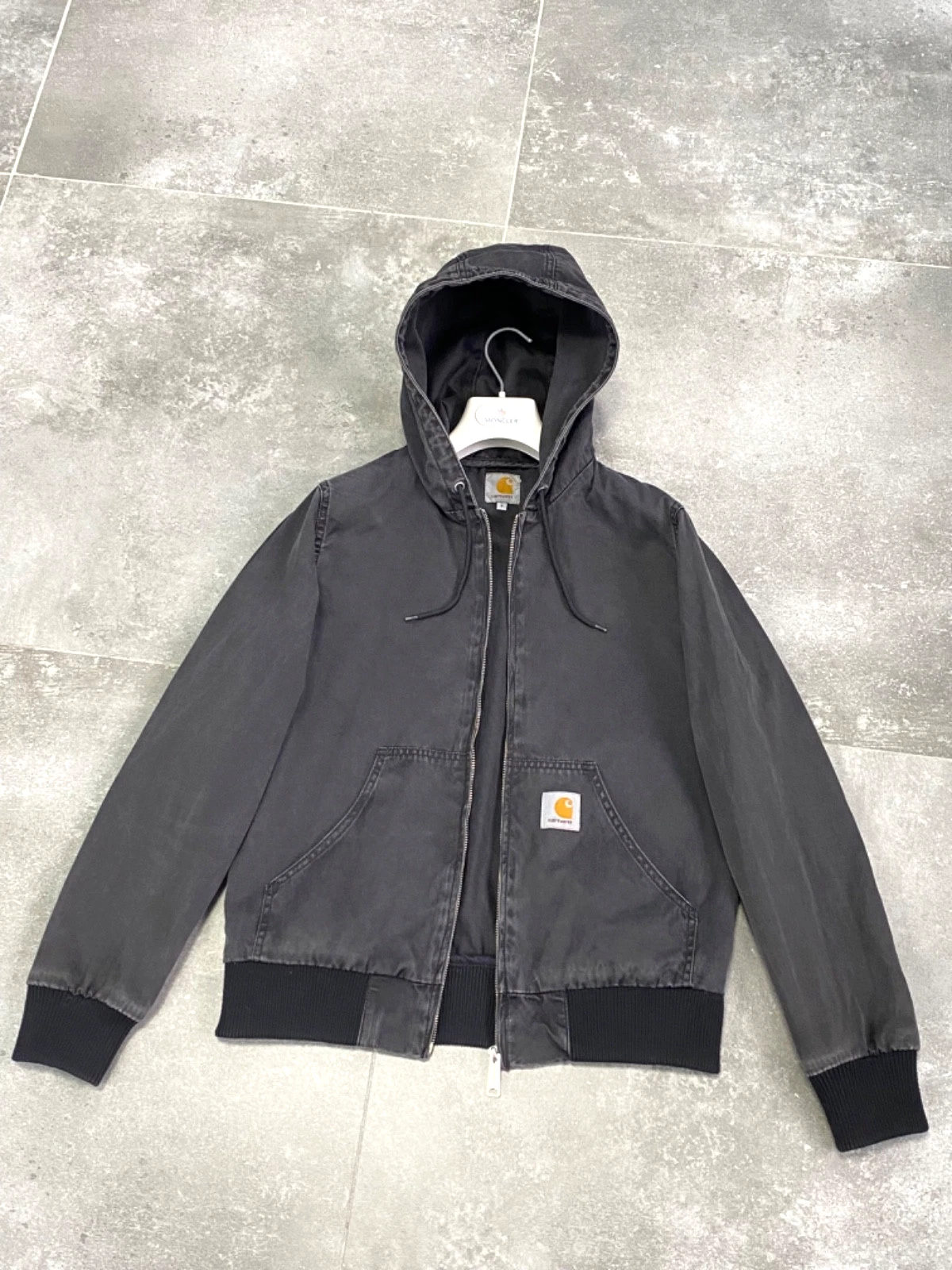 Vintage Men's CARHARTT WIP Active FADED Chore Utility Coat Jacket Size S EU 46