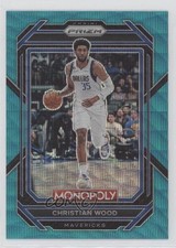 2022-23 Panini Prizm Monopoly Teal Wave Prizm Christian Wood #20 ms9