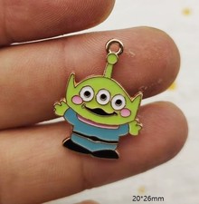 Lot Cartoon Metal Charms DIY Earring Keychain Jewelry Making Pendants