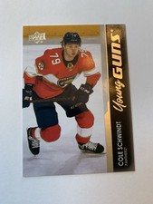 2021-22 UD Extended Series Young Guns #721 Cole Schwindt Rookie